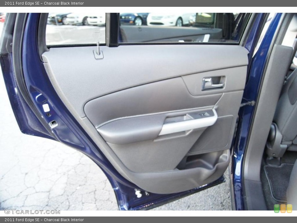 Charcoal Black Interior Door Panel for the 2011 Ford Edge SE #42889457