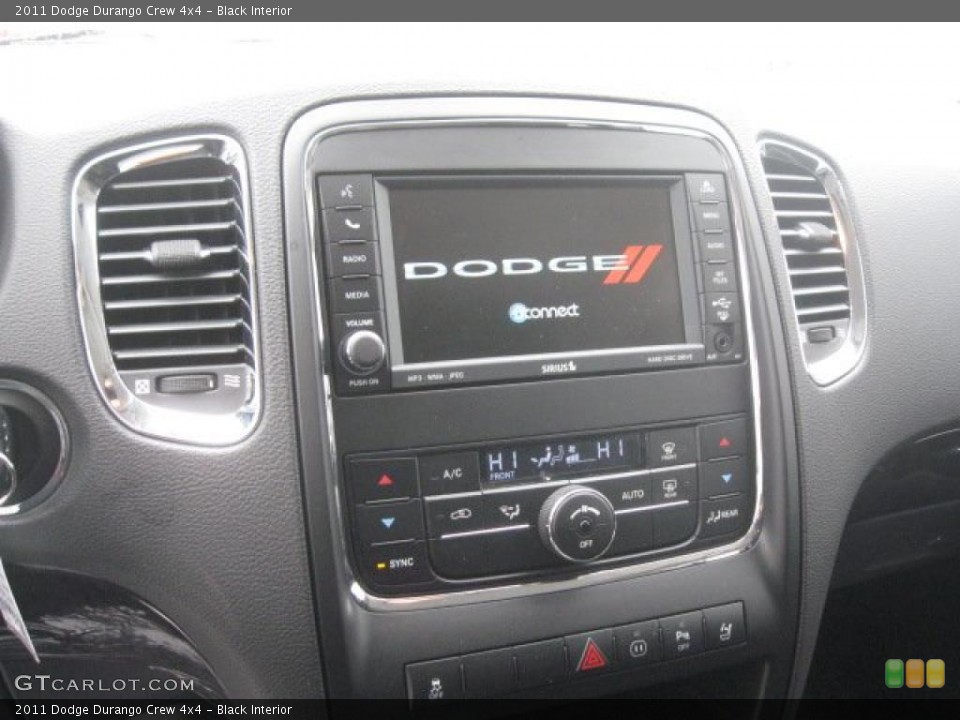 Black Interior Controls for the 2011 Dodge Durango Crew 4x4 #42889553