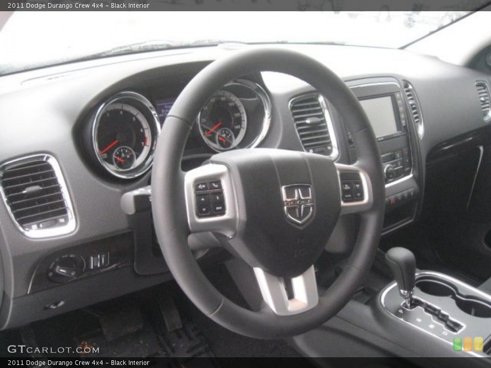 Black Interior Steering Wheel for the 2011 Dodge Durango Crew 4x4 #42889577