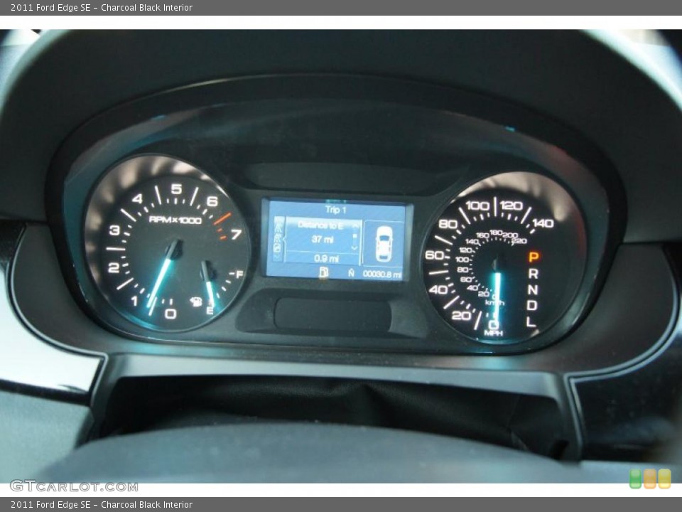 Charcoal Black Interior Gauges for the 2011 Ford Edge SE #42889781