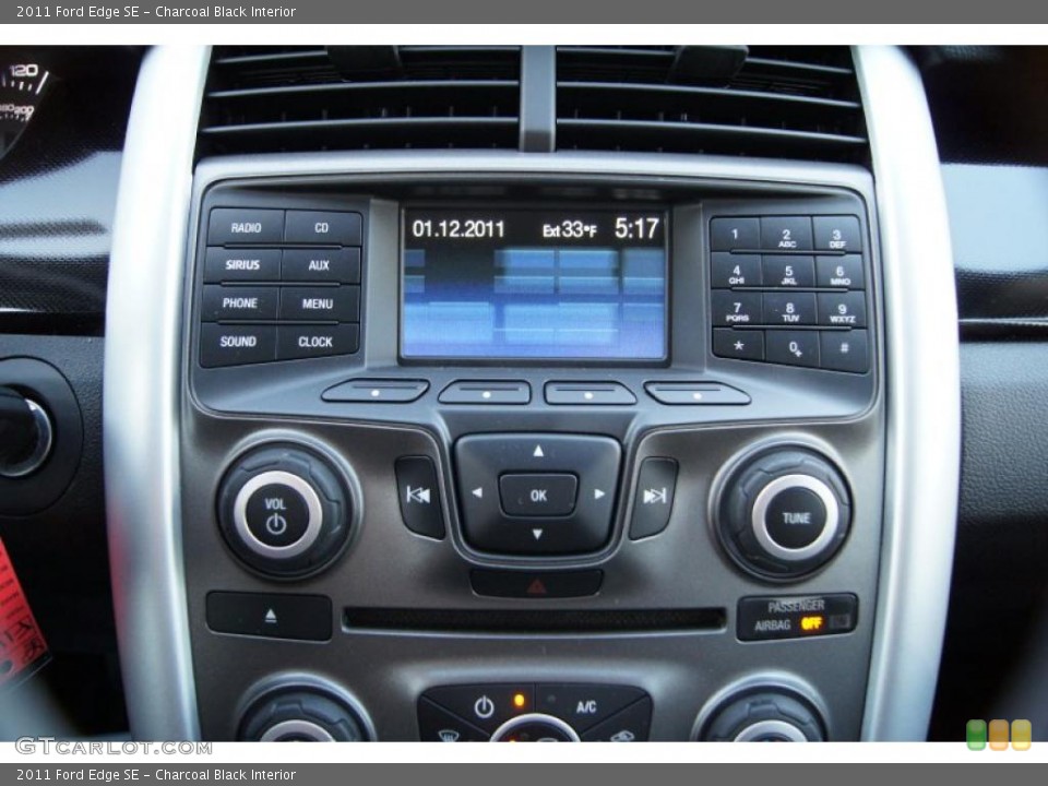 Charcoal Black Interior Controls for the 2011 Ford Edge SE #42889861