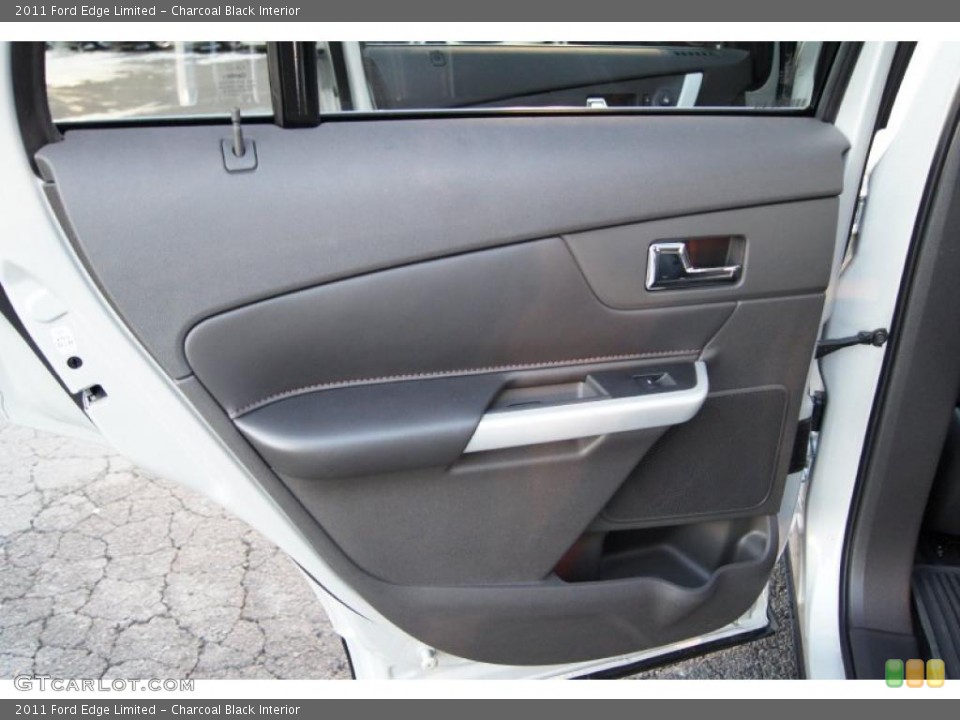 Charcoal Black Interior Door Panel for the 2011 Ford Edge Limited #42890145