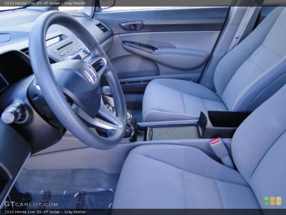 Gray Interior Photo for the 2010 Honda Civic DX-VP Sedan #42898145