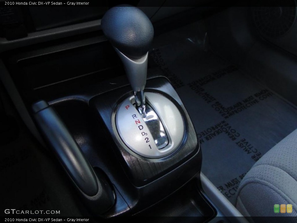 Gray Interior Transmission for the 2010 Honda Civic DX-VP Sedan #42898333