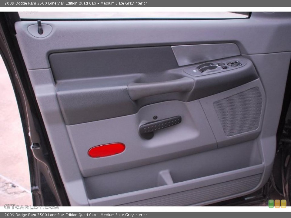 Medium Slate Gray Interior Door Panel for the 2009 Dodge Ram 3500 Lone Star Edition Quad Cab #42898549