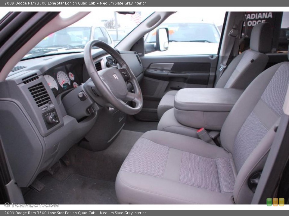 Medium Slate Gray Interior Photo for the 2009 Dodge Ram 3500 Lone Star Edition Quad Cab #42898597
