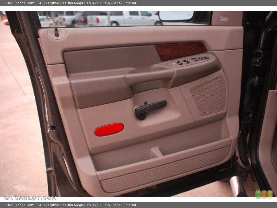 Khaki Interior Door Panel for the 2008 Dodge Ram 3500 Laramie Resistol Mega Cab 4x4 Dually #42899525