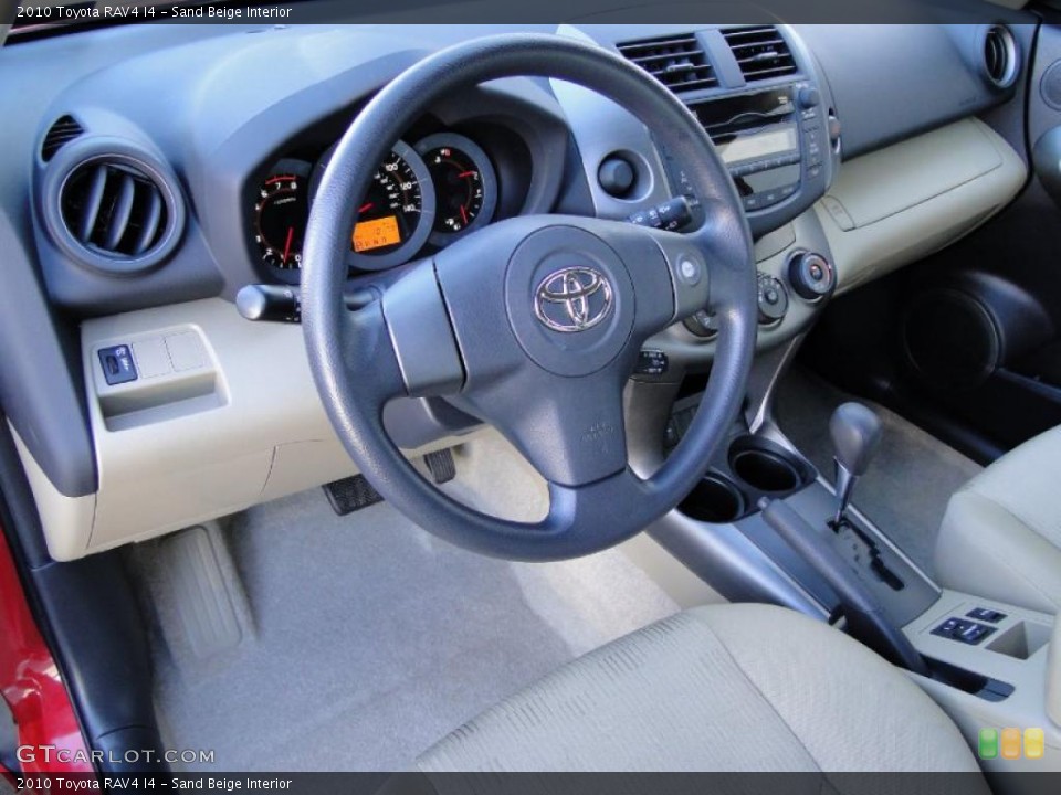 Sand Beige Interior Prime Interior for the 2010 Toyota RAV4 I4 #42899557