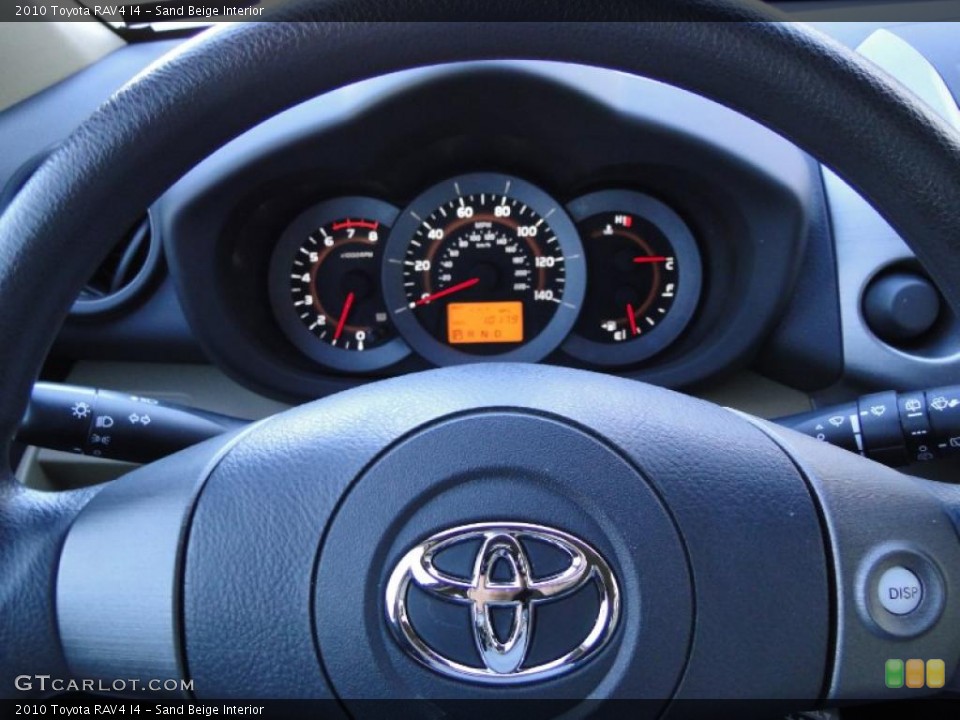 Sand Beige Interior Gauges for the 2010 Toyota RAV4 I4 #42899621