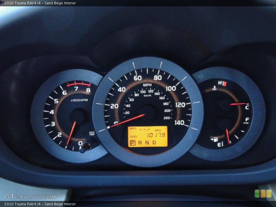 Sand Beige Interior Gauges for the 2010 Toyota RAV4 I4 #42899637