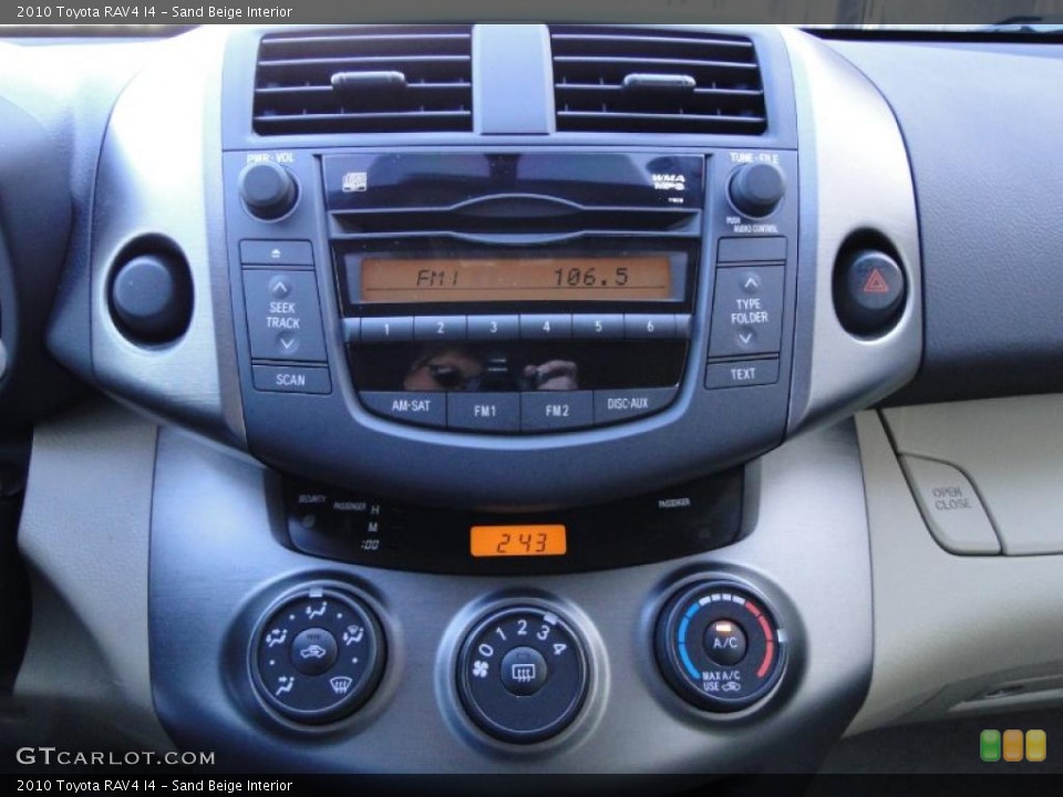 Sand Beige Interior Controls for the 2010 Toyota RAV4 I4 #42899697