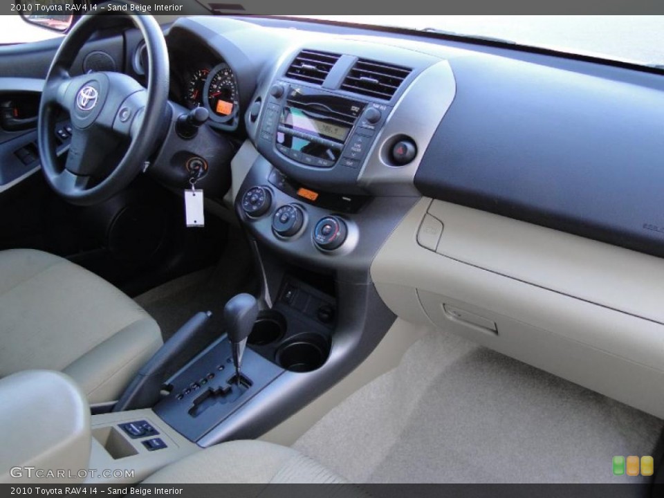 Sand Beige Interior Dashboard for the 2010 Toyota RAV4 I4 #42899785