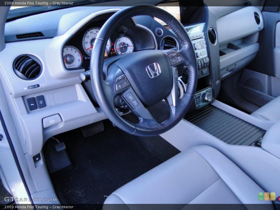 Gray Interior Prime Interior for the 2009 Honda Pilot Touring #42901301