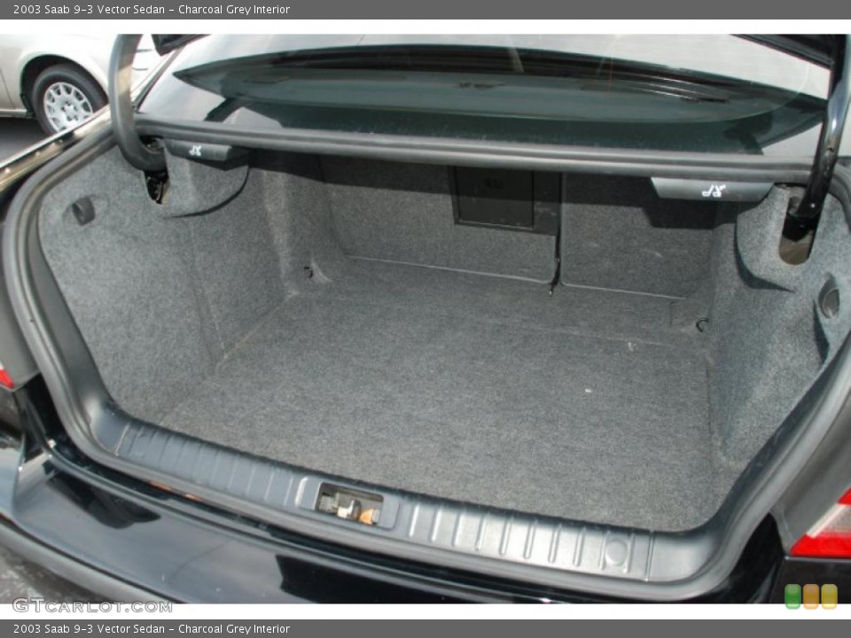 Charcoal Grey Interior Trunk for the 2003 Saab 9-3 Vector Sedan #42902140