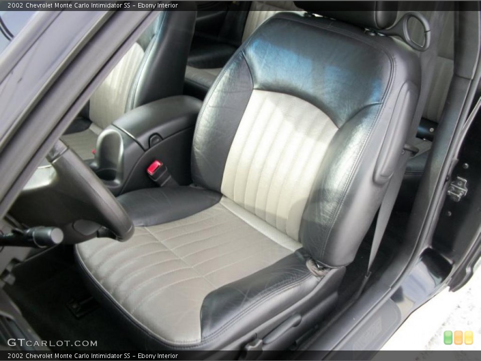 Ebony Interior Photo for the 2002 Chevrolet Monte Carlo Intimidator SS #42902245