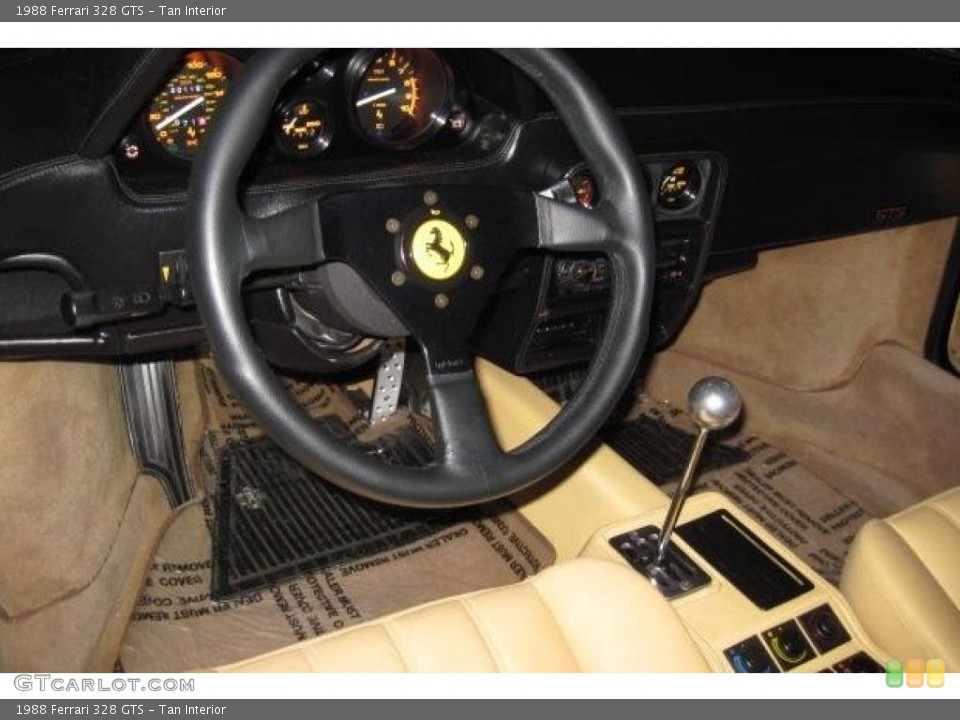 Tan Interior Photo for the 1988 Ferrari 328 GTS #42905473