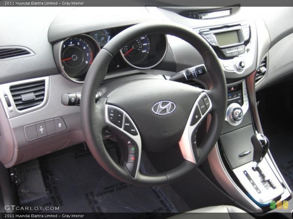 Gray Interior Photo for the 2011 Hyundai Elantra Limited #42906545