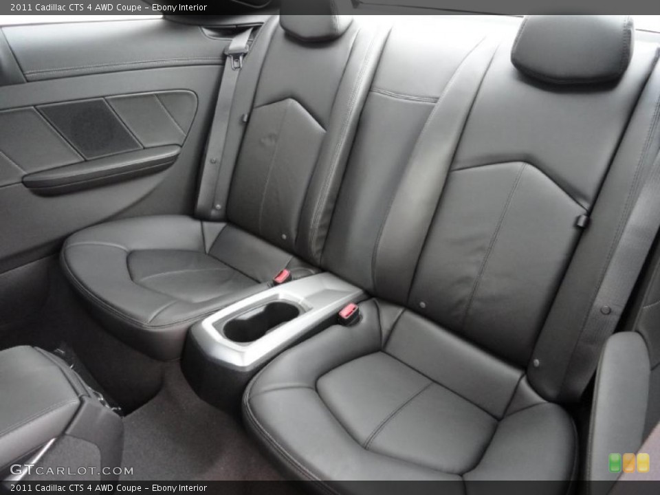 Ebony Interior Photo for the 2011 Cadillac CTS 4 AWD Coupe #42912009