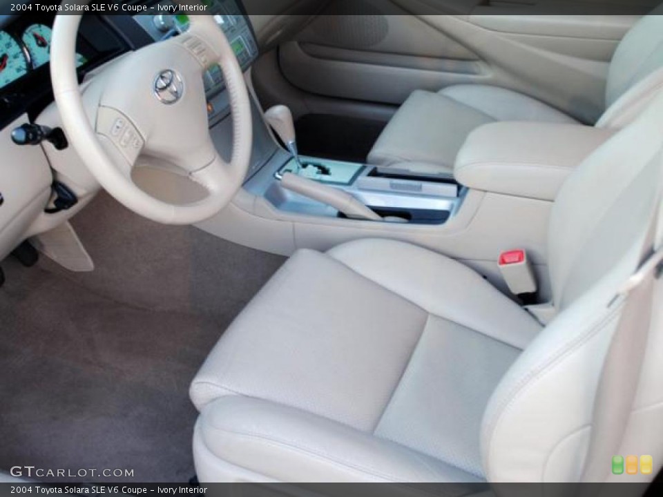 Ivory Interior Photo for the 2004 Toyota Solara SLE V6 Coupe #42923288