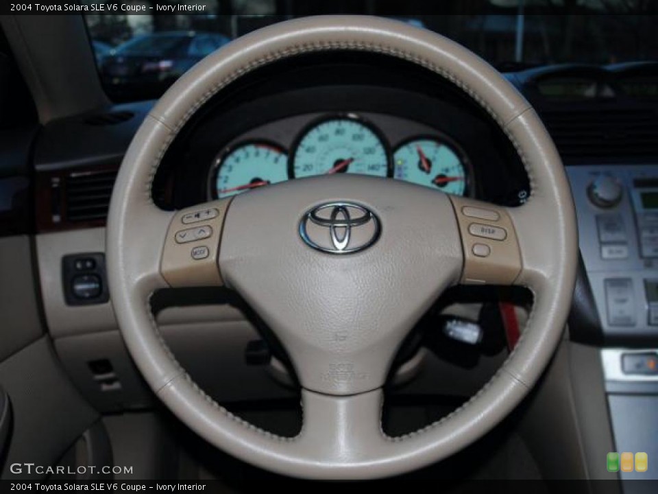 Ivory Interior Steering Wheel for the 2004 Toyota Solara SLE V6 Coupe #42923356