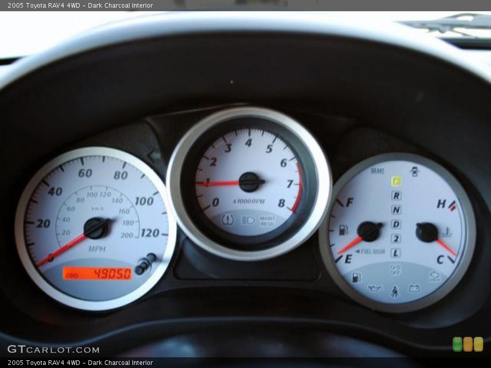 Dark Charcoal Interior Gauges for the 2005 Toyota RAV4 4WD #42924152