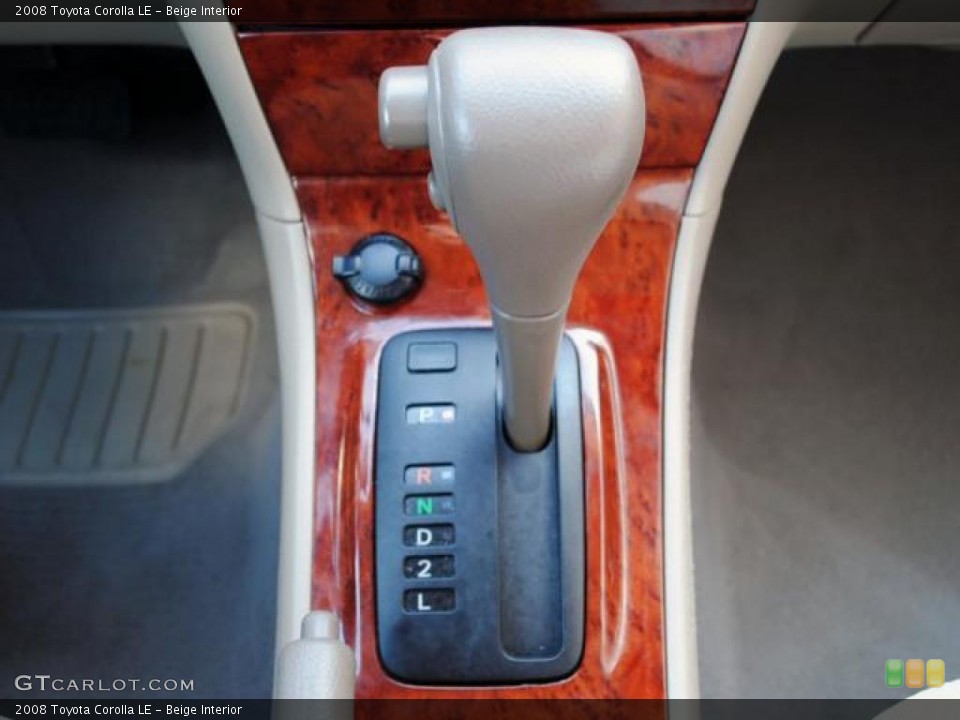 Beige Interior Transmission for the 2008 Toyota Corolla LE #42924560