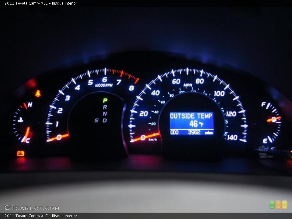 Bisque Interior Gauges for the 2011 Toyota Camry XLE #42925056