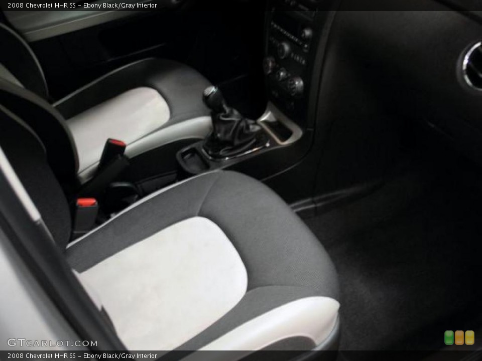Ebony Black/Gray Interior Photo for the 2008 Chevrolet HHR SS #42925556