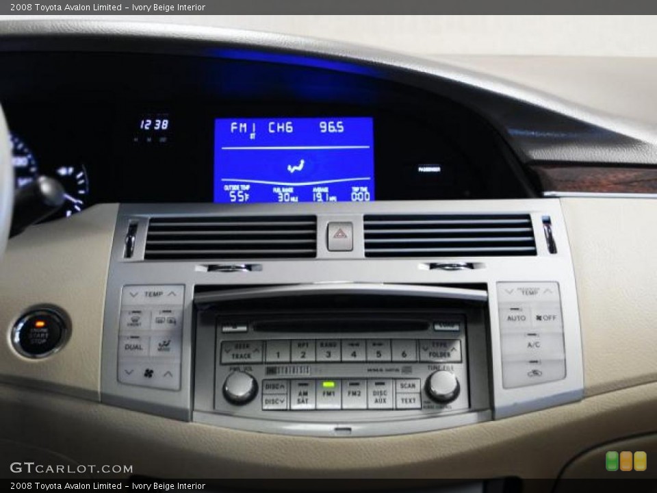 Ivory Beige Interior Controls for the 2008 Toyota Avalon Limited #42925604