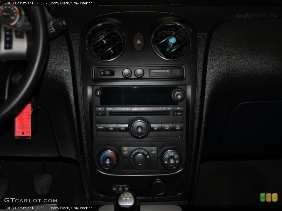 Ebony Black/Gray Interior Controls for the 2008 Chevrolet HHR SS #42925640