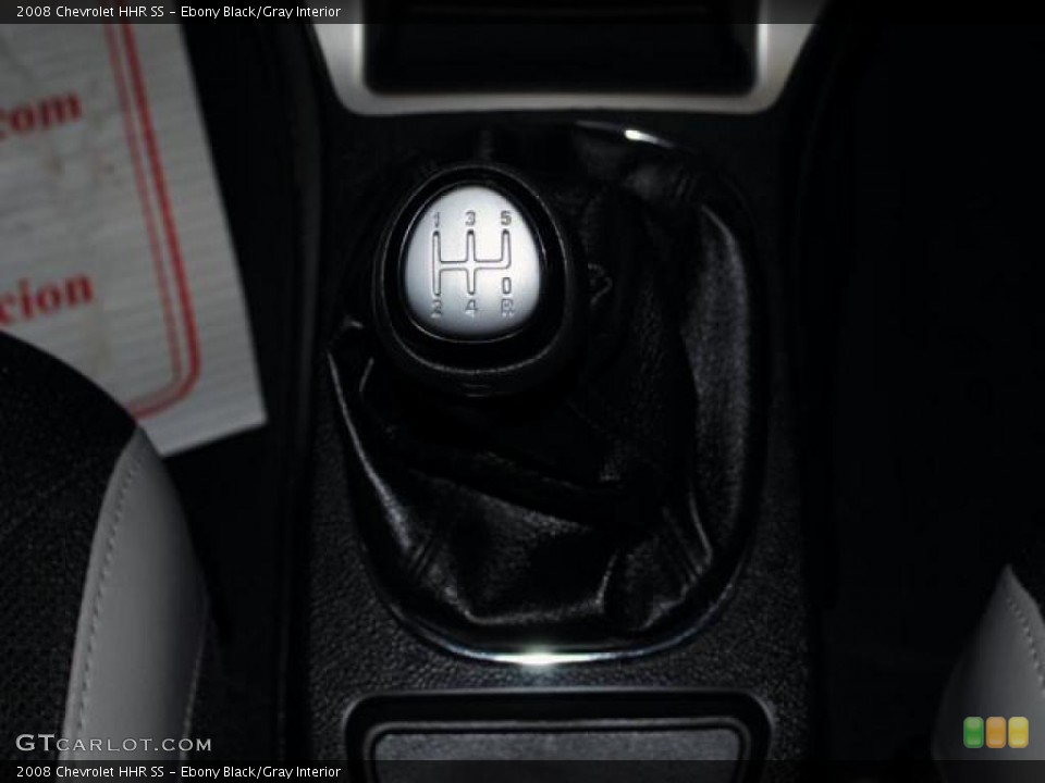Ebony Black/Gray Interior Transmission for the 2008 Chevrolet HHR SS #42925656