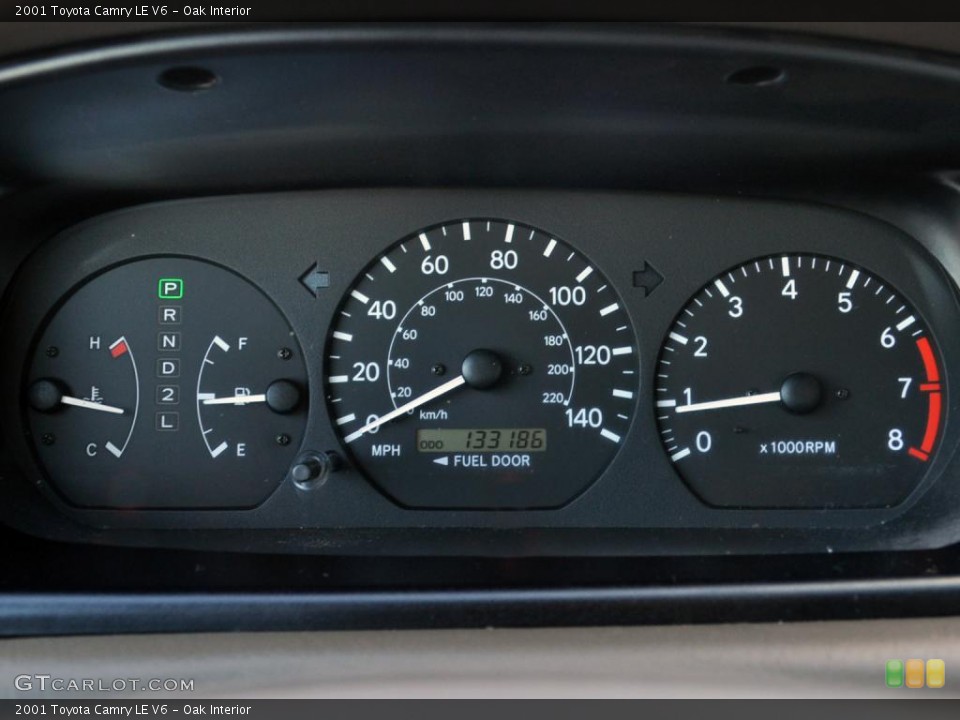 Oak Interior Gauges for the 2001 Toyota Camry LE V6 #42925924