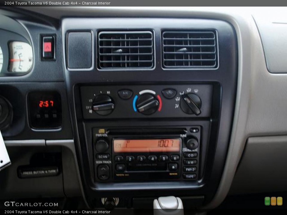 Charcoal Interior Controls for the 2004 Toyota Tacoma V6 Double Cab 4x4 #42926320