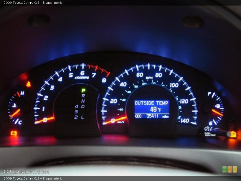 Bisque Interior Gauges for the 2009 Toyota Camry XLE #42926324