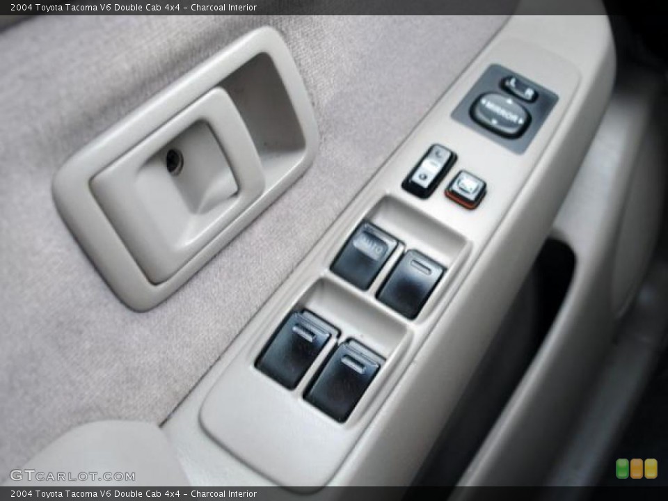 Charcoal Interior Controls for the 2004 Toyota Tacoma V6 Double Cab 4x4 #42926356