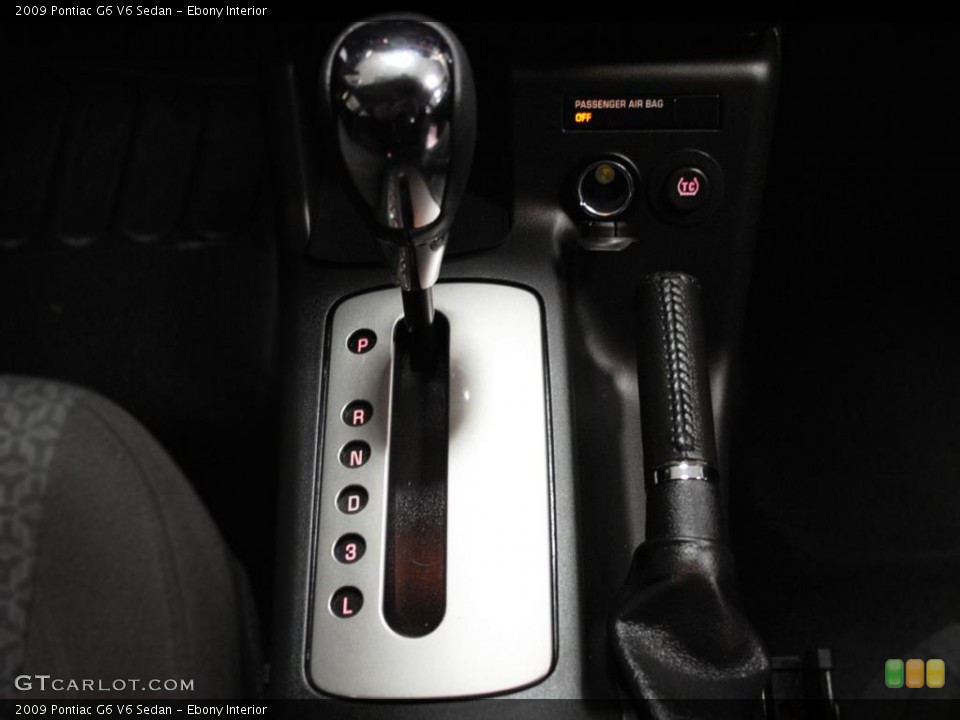 Ebony Interior Transmission for the 2009 Pontiac G6 V6 Sedan #42927060