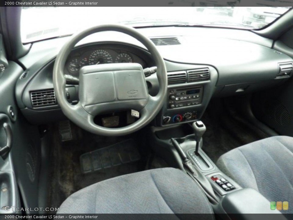 Graphite Interior Dashboard for the 2000 Chevrolet Cavalier LS Sedan #42929267