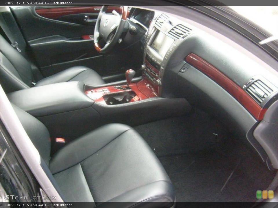 Black Interior Dashboard for the 2009 Lexus LS 460 AWD #42929292