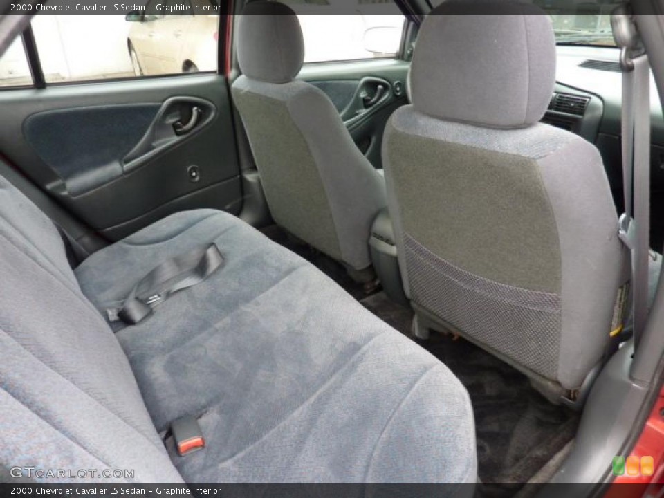 Graphite Interior Rear Seat for the 2000 Chevrolet Cavalier LS Sedan #42929315