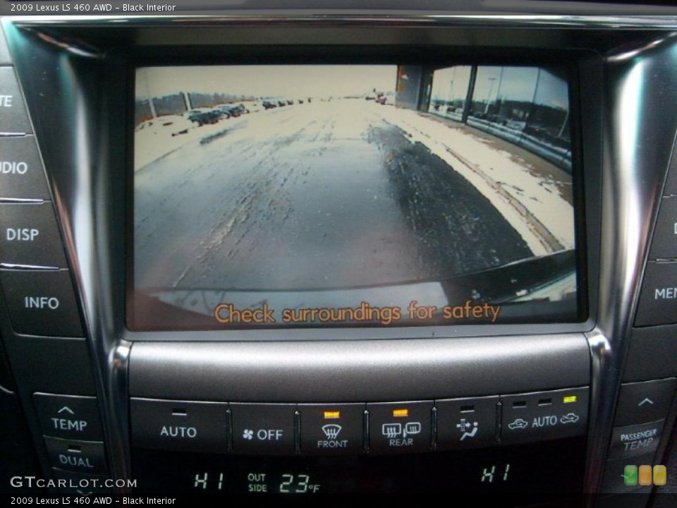 Black Interior Controls for the 2009 Lexus LS 460 AWD #42929327