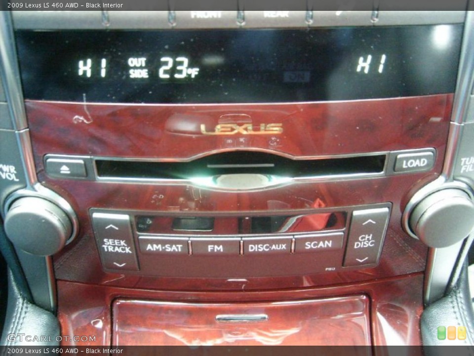 Black Interior Controls for the 2009 Lexus LS 460 AWD #42929343
