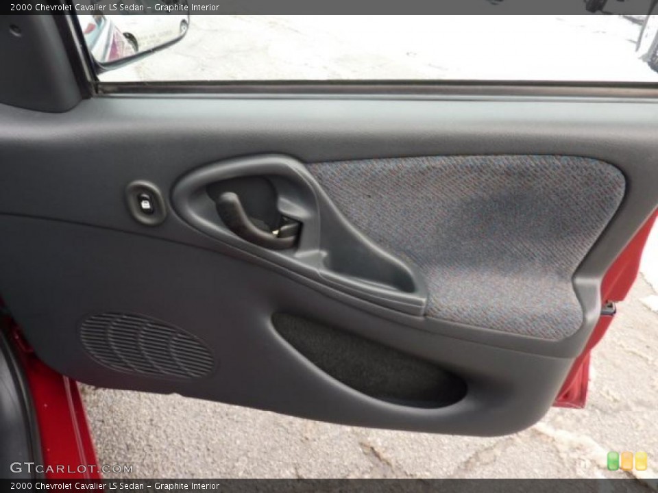 Graphite Interior Door Panel for the 2000 Chevrolet Cavalier LS Sedan #42929363