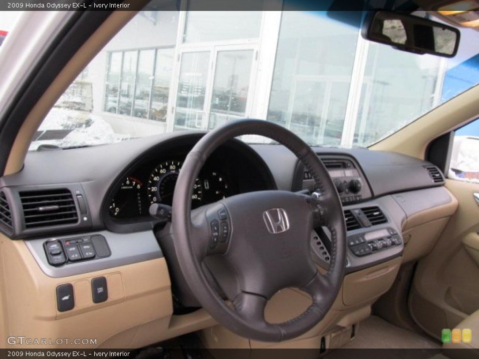 Ivory Interior Dashboard for the 2009 Honda Odyssey EX-L #42934363