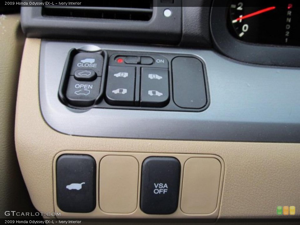 Ivory Interior Controls for the 2009 Honda Odyssey EX-L #42934427