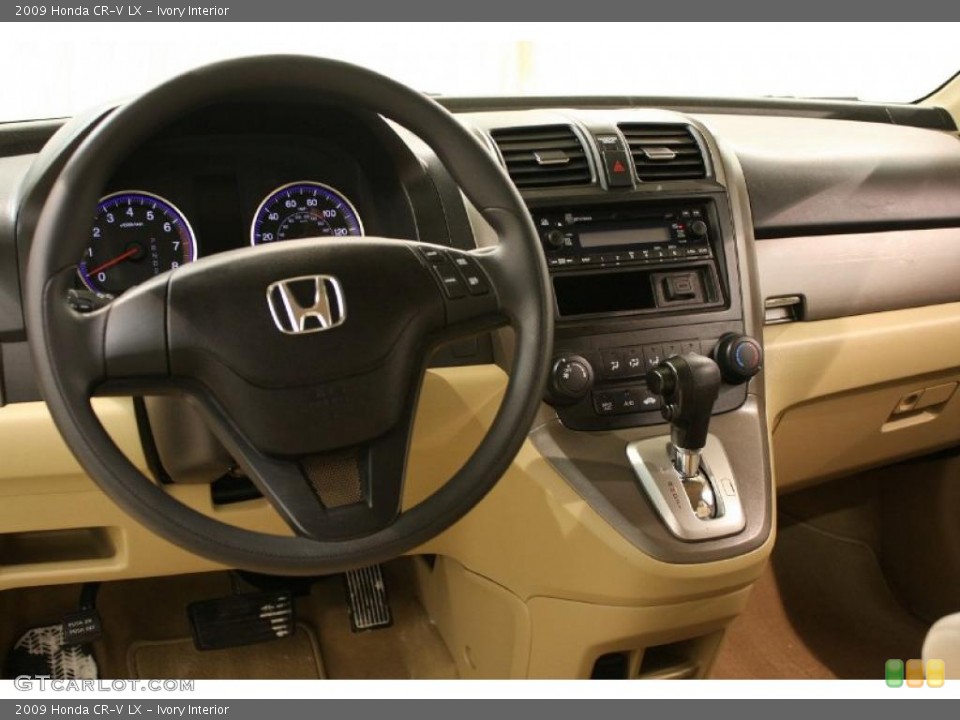 Ivory Interior Dashboard for the 2009 Honda CR-V LX #42935559