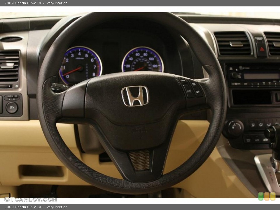 Ivory Interior Steering Wheel for the 2009 Honda CR-V LX #42935575