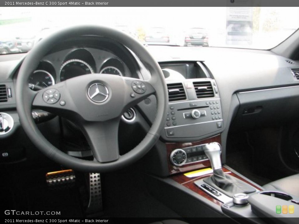 Black Interior Dashboard for the 2011 Mercedes-Benz C 300 Sport 4Matic #42937806