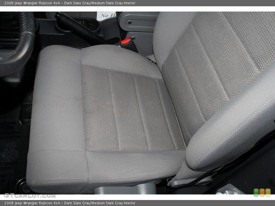 Dark Slate Gray/Medium Slate Gray Interior Photo for the 2008 Jeep Wrangler Rubicon 4x4 #42938175