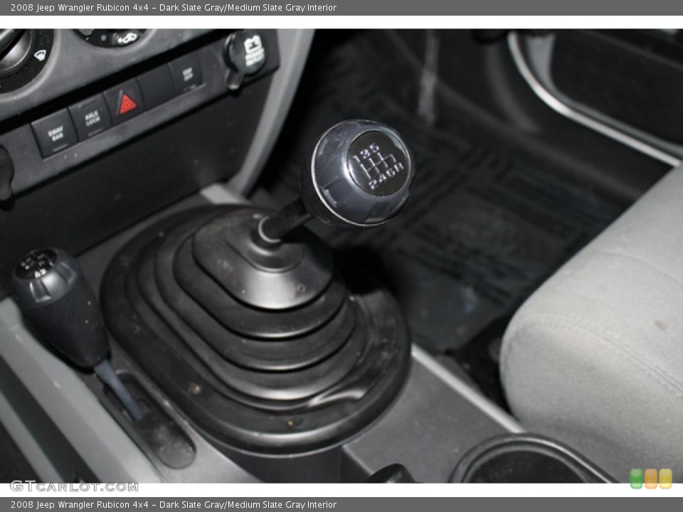 Dark Slate Gray/Medium Slate Gray Interior Transmission for the 2008 Jeep Wrangler Rubicon 4x4 #42938307