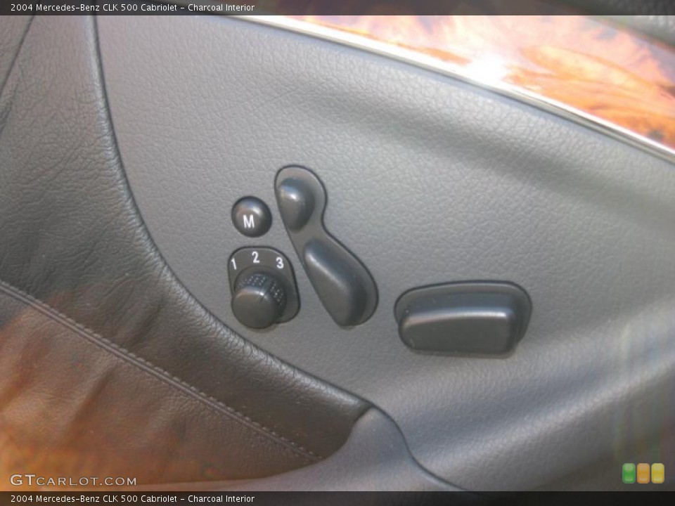 Charcoal Interior Controls for the 2004 Mercedes-Benz CLK 500 Cabriolet #42939191